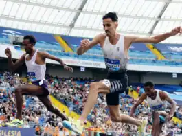 سفيان البقالي يكتفي بالمركز الثاني في نهائي 3000 متر موانع ببروكسيل سفيان البقالي يكتفي بالمركز الثاني في نهائي بروكسيل