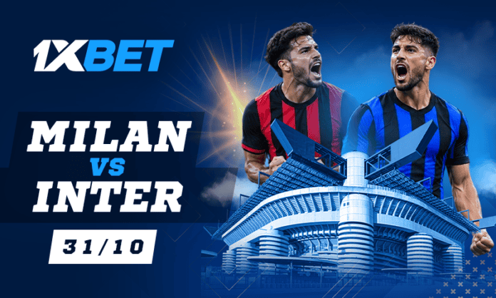 derby-milanais-milan-inter-serie-a Joueurs de l'AC Milan et de l'Inter Milan lors d'un derby milanais en Serie A