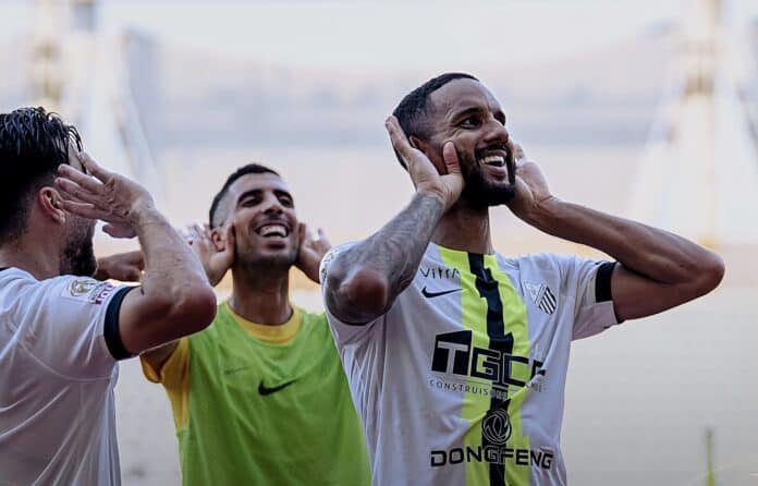 Les joueurs du Maroc de Fès et de Renaissance de Berkane lors d'un match du championnat professionnel