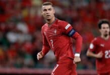 Ronaldo figure dans la liste préliminaire du Portugal avant les matchs contre le Danemark et le Pays de Galles Cristiano Ronaldo sous le maillot de l'équipe nationale portugaise lors d'un match