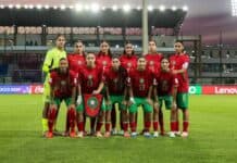 Les préparatifs de l’équipe junior féminine du Maroc se poursuivent avant le match contre la Corée du Nord Les joueuses de l'équipe nationale marocaine féminine des moins de 17 ans lors d'un entraînement en vue du match contre la